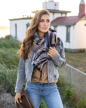 Load image into Gallery viewer, Fall Fringe Scarf