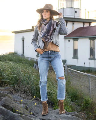 Fall Fringe Scarf