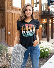 Load image into Gallery viewer, Perfect V Neck Graphic Tee