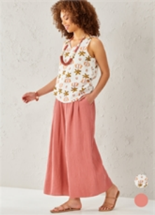 Jewel Cotton Gauze Tank