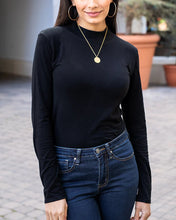 Load image into Gallery viewer, Mock Neck Long Sleeve Perfect Fit Top SALE