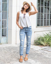 Load image into Gallery viewer, New Distressed Girlfriend Denim SALE