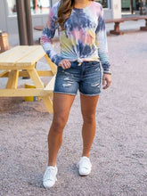 Load image into Gallery viewer, Patched Distressed Shorts