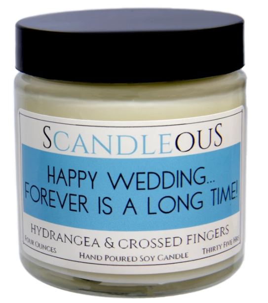 Happy Wedding Candle
