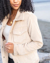 Load image into Gallery viewer, Sherpa Corded Jacket SALE