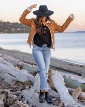 Load image into Gallery viewer, Sherpa Corded Jacket SALE