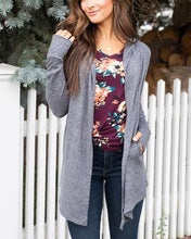 Load image into Gallery viewer, Snow Day Hooded Cardi SALE