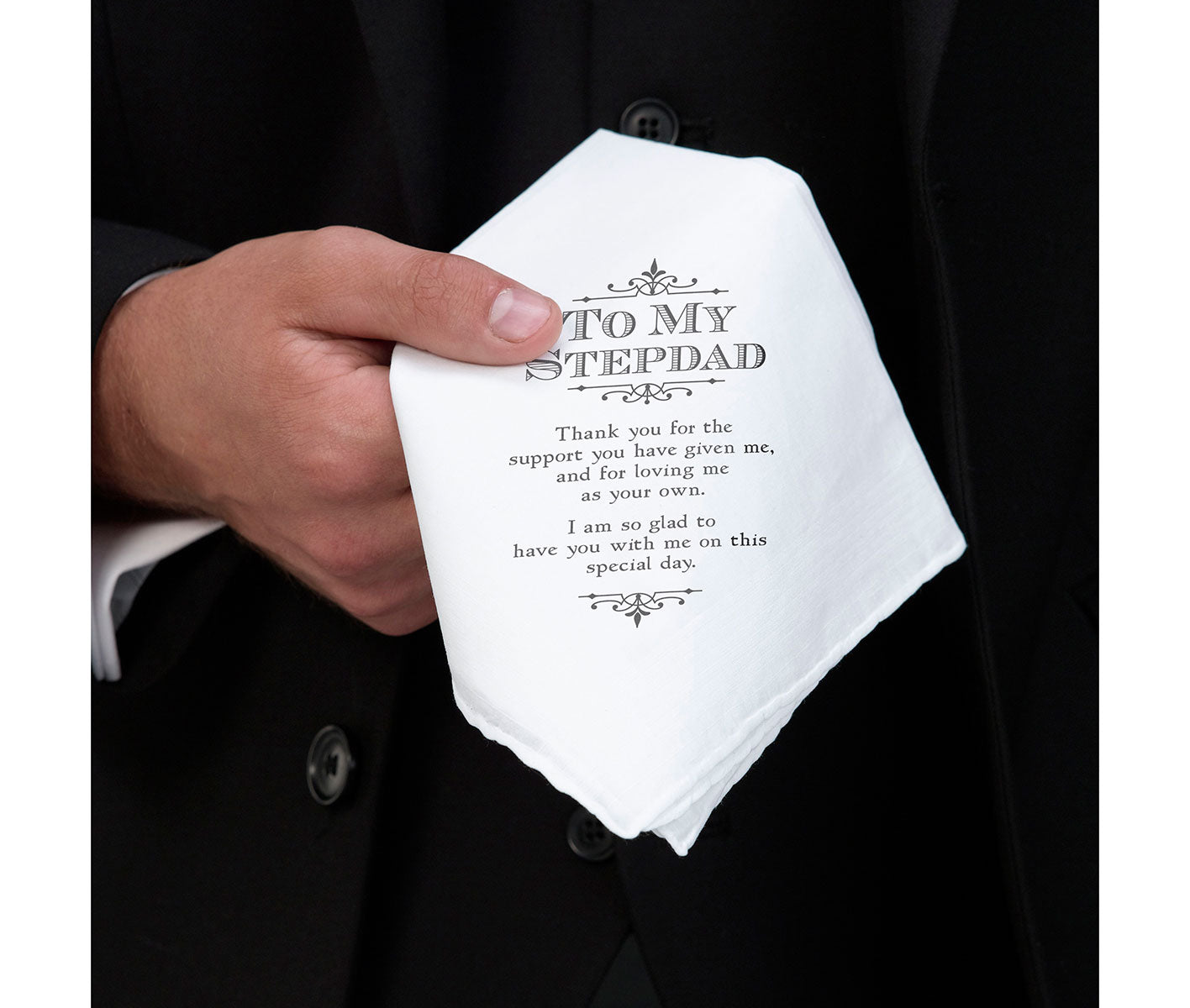 Stepdad Keepsake Hankie