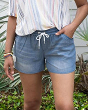 Load image into Gallery viewer, Stretch Chambray Shorts