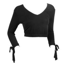 Load image into Gallery viewer, Tie Sleeve Shimmy Shirt