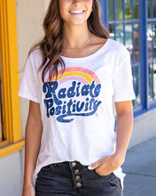 Load image into Gallery viewer, Washed & Worn Graphic Print Tunic Tee