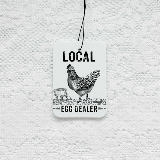 Local Egg Dealer Car Air Freshener