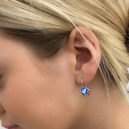 OO30  - Earrings come with 9 interchangeable colours. 