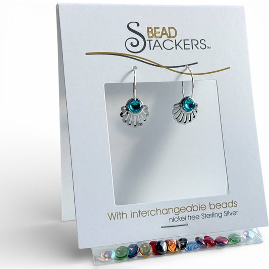 Sh30 - Petite earrings come with 9 interchangeable colours.