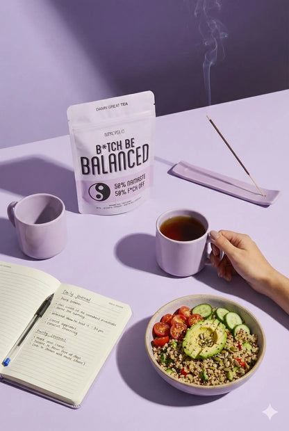 Improper Co. (No duties | Ships from CAN/USA) - B*tch, Be Balanced Green tea, 20 Servings