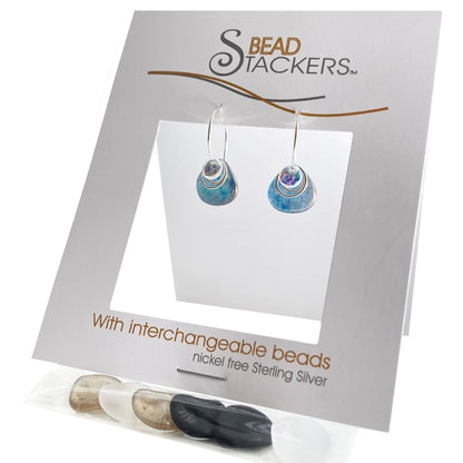 PT34B - Dangle Earrings with 4 Interchangeable Colours