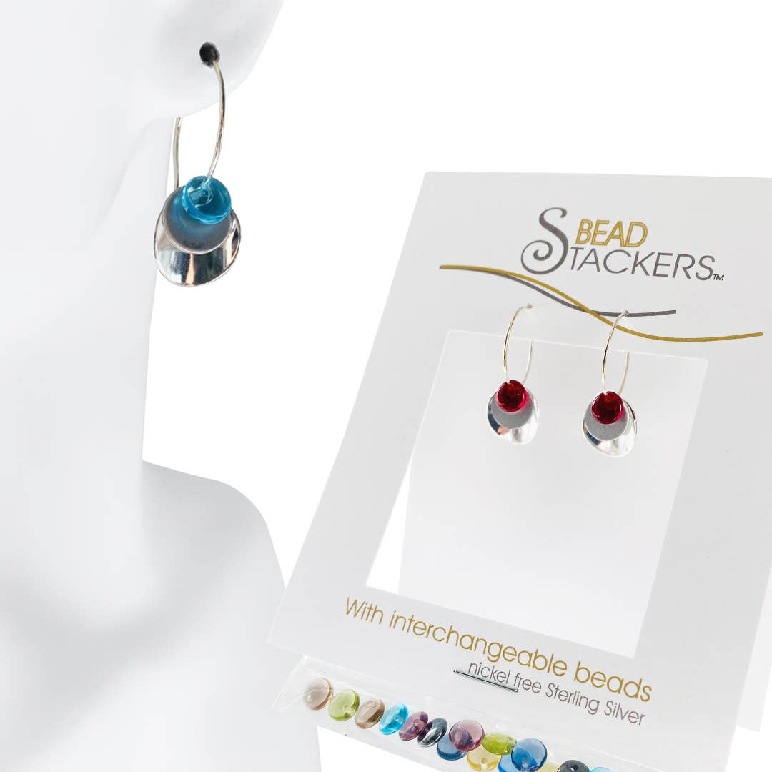 LTMT26  - Earrings come with 9 interchangeable colours.