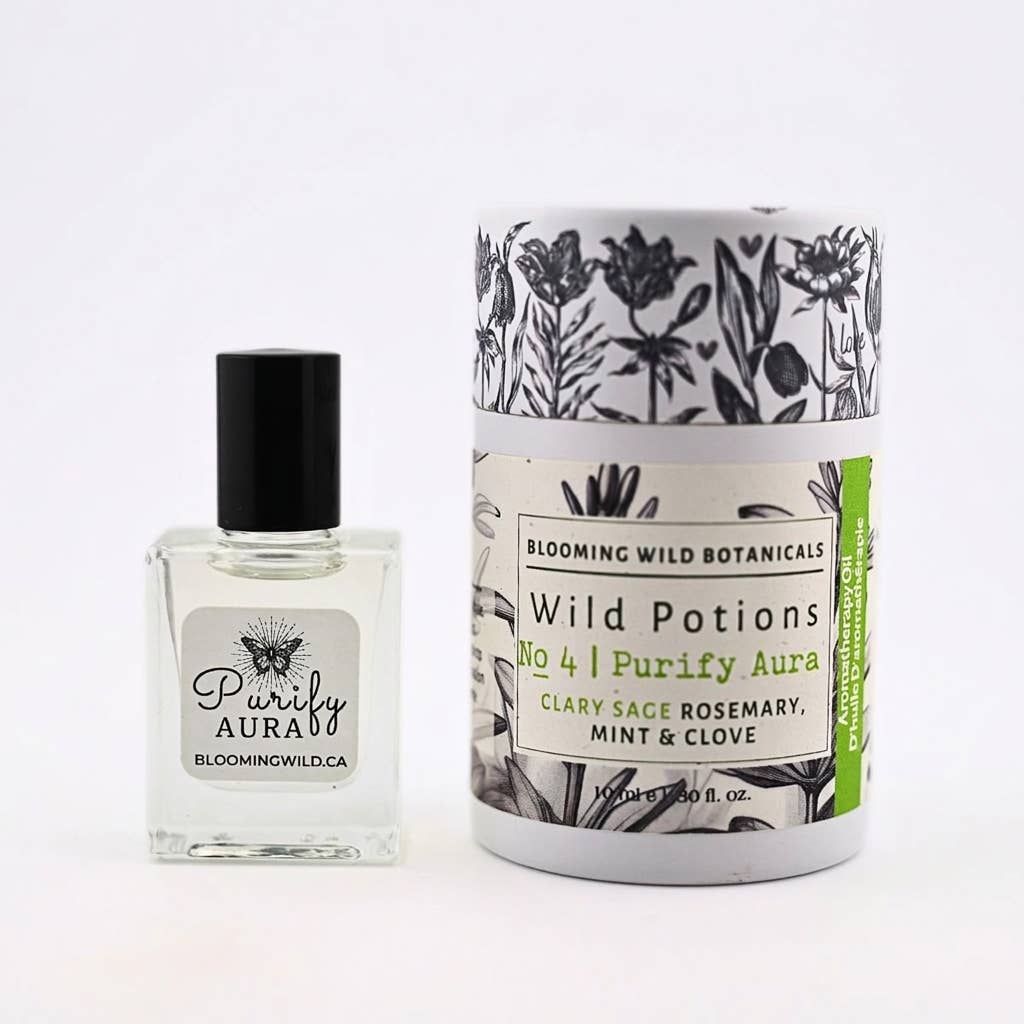Blooming Wild Botanicals - Purify Aura  Aromatherapy Potion | Cleansing + Clarity