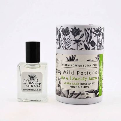 Blooming Wild Botanicals - Purify Aura  Aromatherapy Potion | Cleansing + Clarity