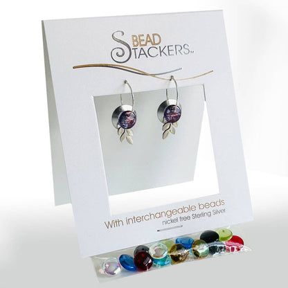 LFLT28 - Earrings come with 9 interchangeable colours. 