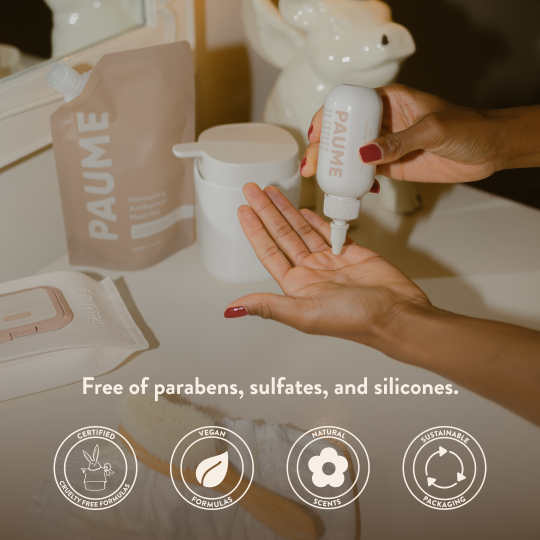 PAUME - Sanitizer Gel Bottle | Moisturizing Antibacterial Hand Gel
