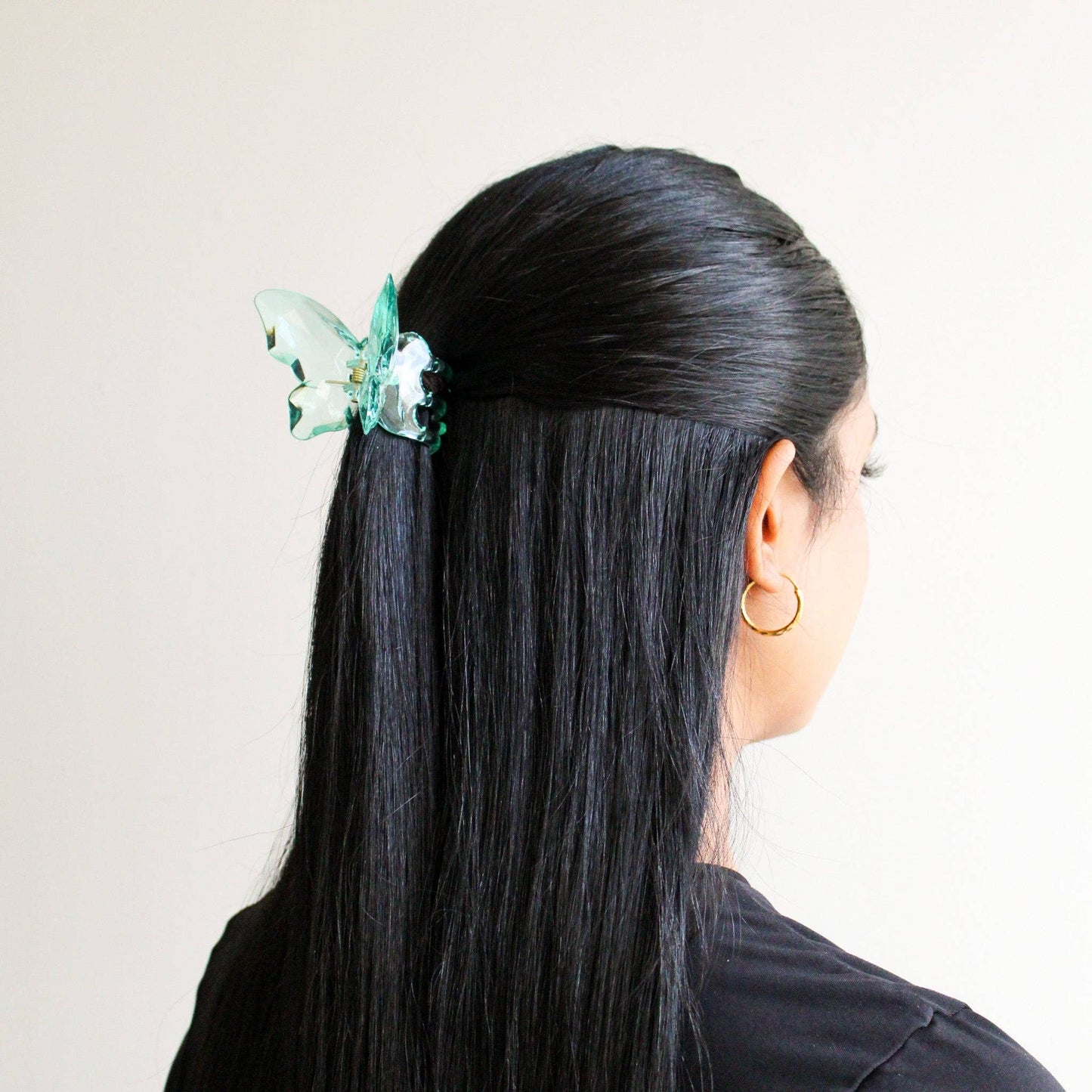La-a SOLE - Butterfly Claw Clip | Blue