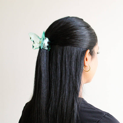 La-a SOLE - Butterfly Claw Clip | Blue