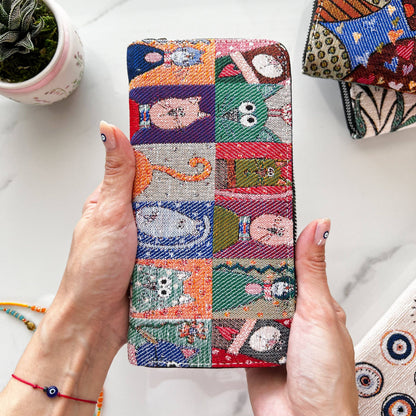 Cat Squares Wallet