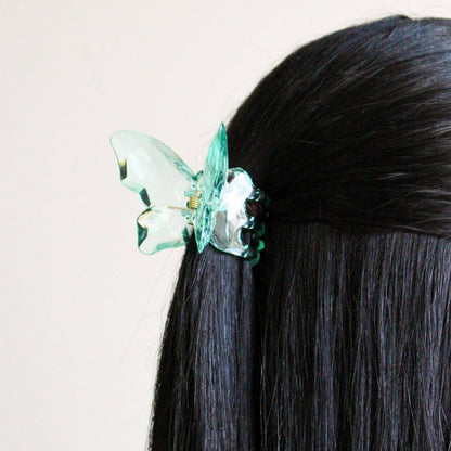La-a SOLE - Butterfly Claw Clip | Blue