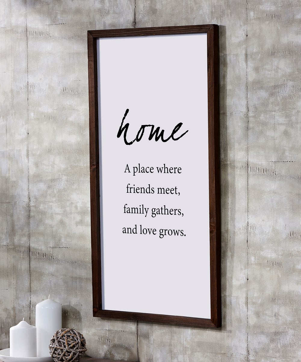Home Wall Sign