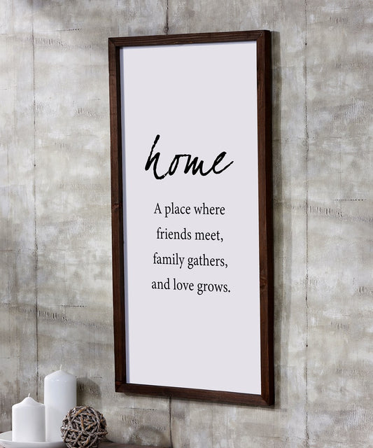 Home Wall Sign