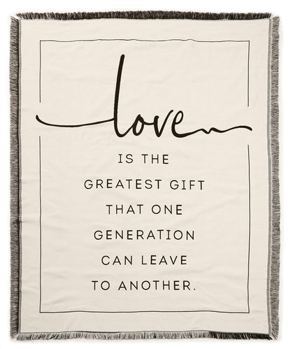 Sentiment Throw Blanket