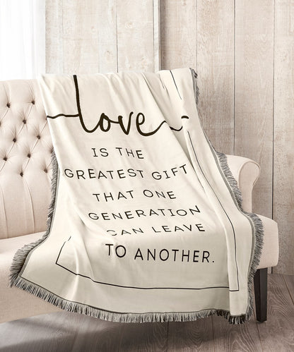 Sentiment Throw Blanket