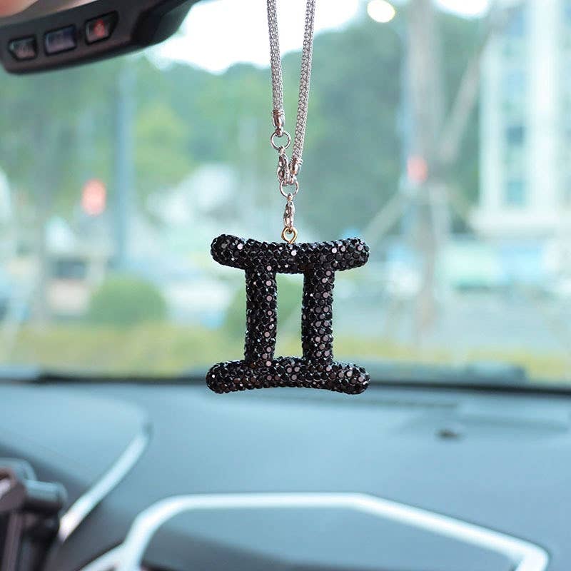 Crystal Zodiac Car Charm