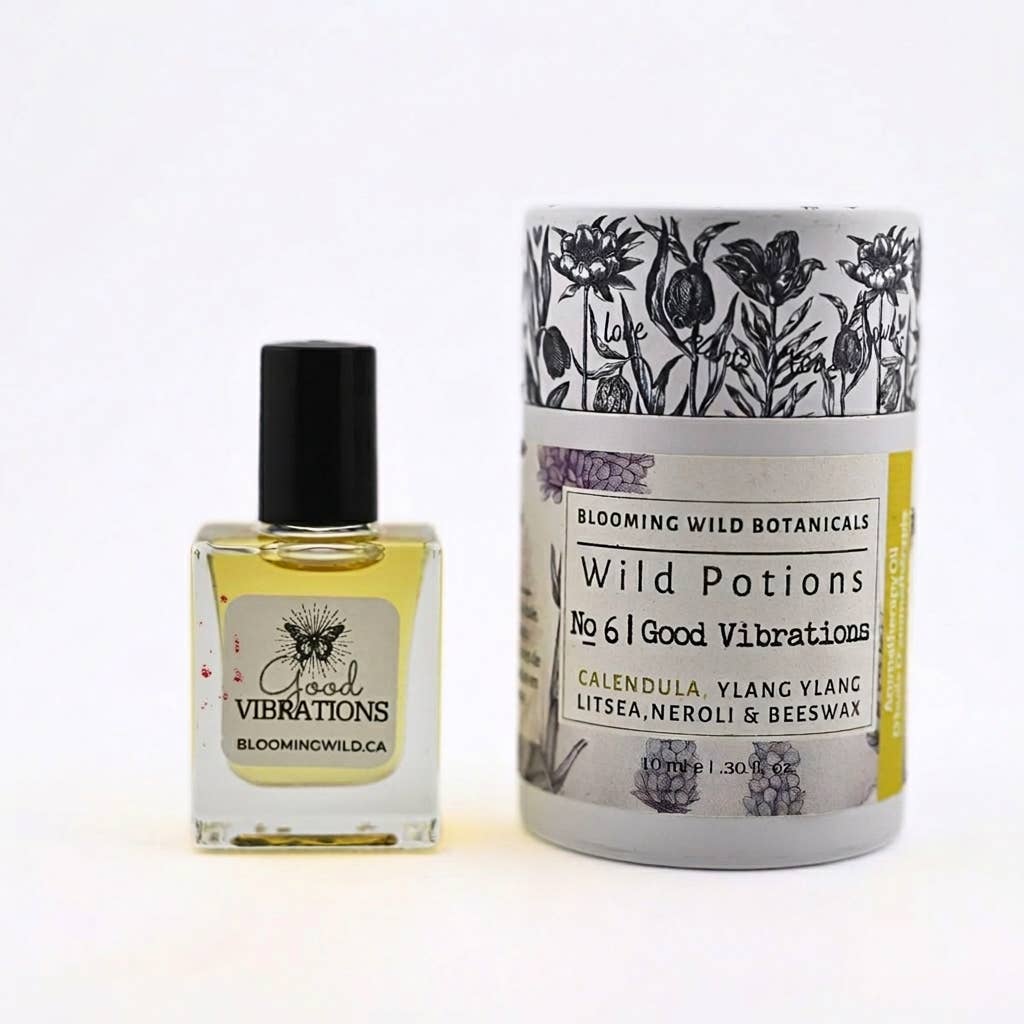 Blooming Wild Botanicals - Good Vibrations Aromatherapy Potion | Joy + Uplift