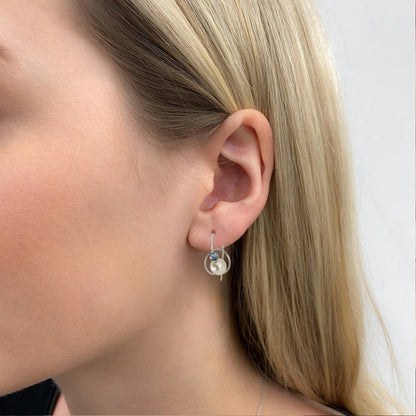 CRYPL36 - Earrings come with 9 interchangeable colours.