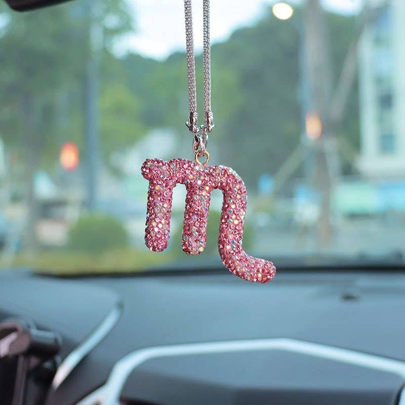 Crystal Zodiac Car Charm