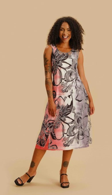 Shadowed Tropics/Cabana Green Dress SALE
