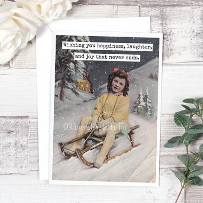 Raven's Rest Studio - Wishing You Happiness, Laughter and Joy That Never Ends.