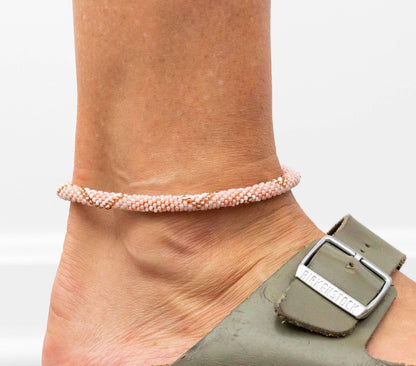 Aid Through Trade - *NEW* Roll-On® Anklet - Pink Whisper