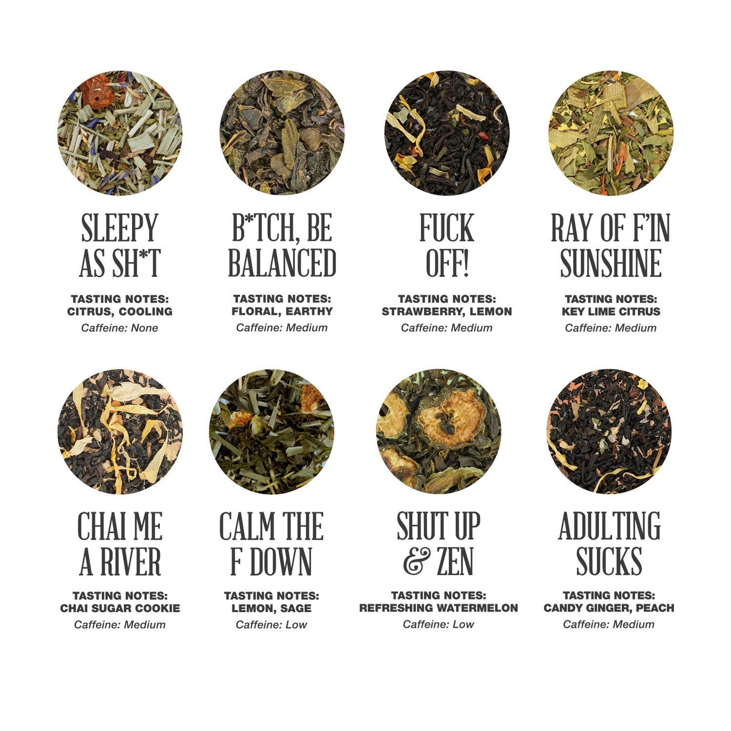 Improper Co. (No duties | Ships from CAN/USA) - F*ck Your Other Teas - Tea Sampler Gift Set