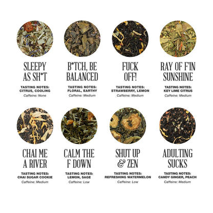 Improper Co. (No duties | Ships from CAN/USA) - F*ck Your Other Teas - Tea Sampler Gift Set