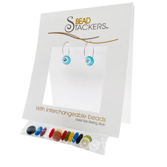 ABPN20 - Earrings come with 9 interchangeable colours.