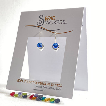 Lf26  - Earrings come with 9 interchangeable colours.