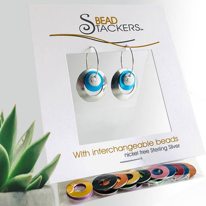 WA38 - Earrings come with 6 interchangeable colours.