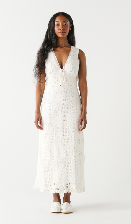 Eyelet Maxi Dress