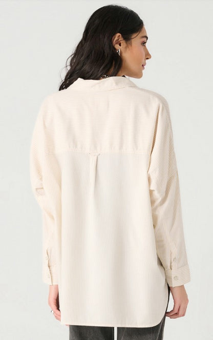 Oversized Button Front Shirt