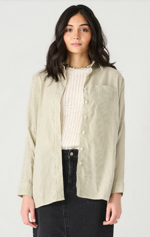 Oversized Button Front Shirt