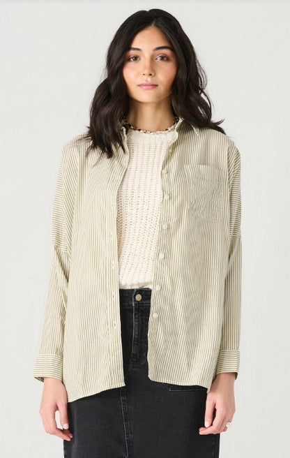 Oversized Button Front Shirt