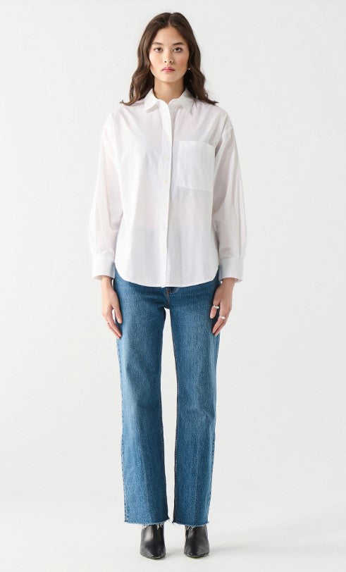 Poplin Button Front Shirt SALE